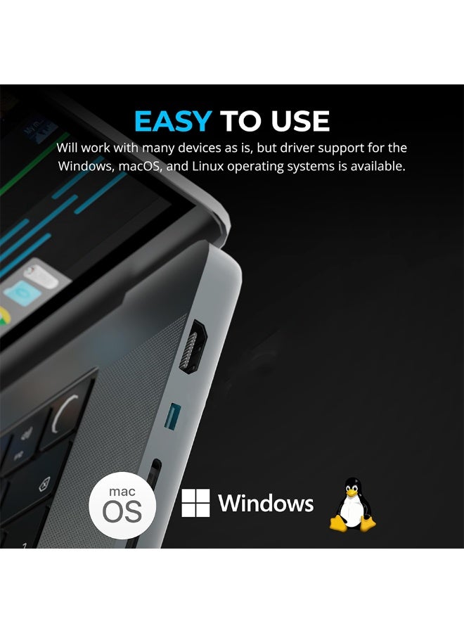 5000Mbps Wired Network Card Adapter USB Type C to RJ45 LAN USB-C Ethernet Converter Hub Supports 5G for Laptops Win 11 - Image 4